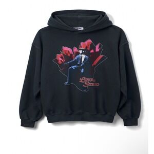 Daydreamer MAX Love In Stereo Hoodie Black Graphic Sweatshirt Mens Large L